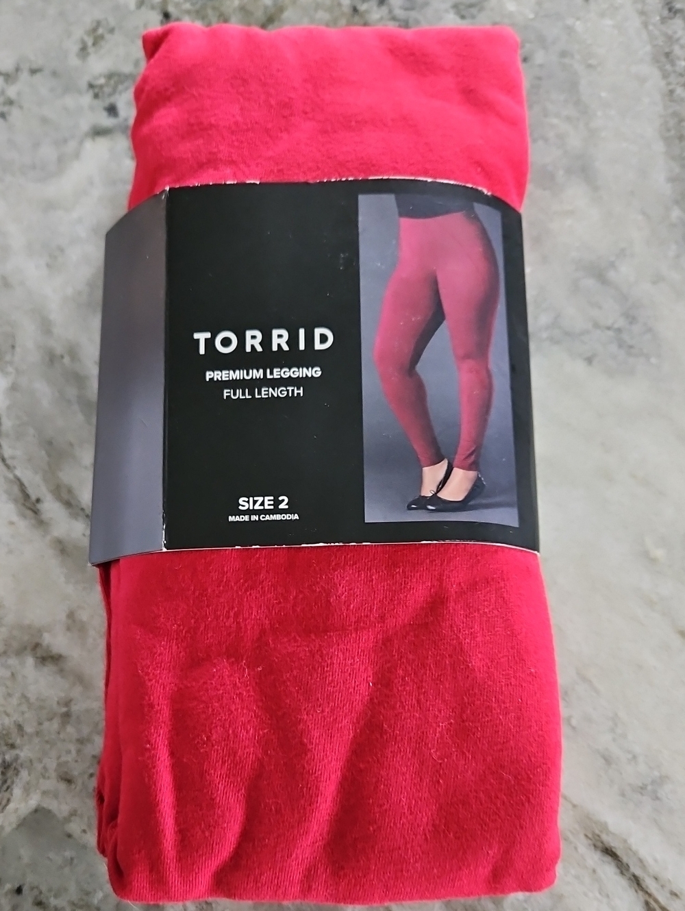torrid Full-Length Leggings in Bright Red
